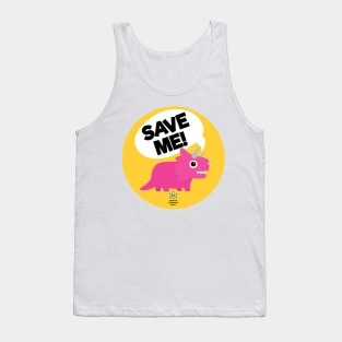 Dinosaur Protection Group Pin Tank Top